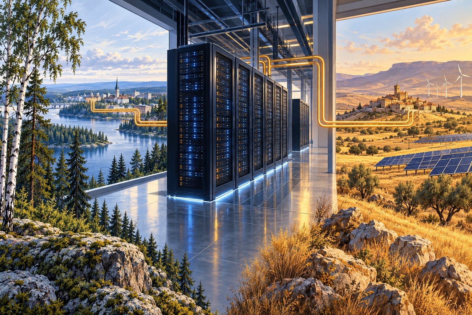 Finlandia y Aragón ante los centros de datos: qué dejan los miles de millones de Google y AWS
