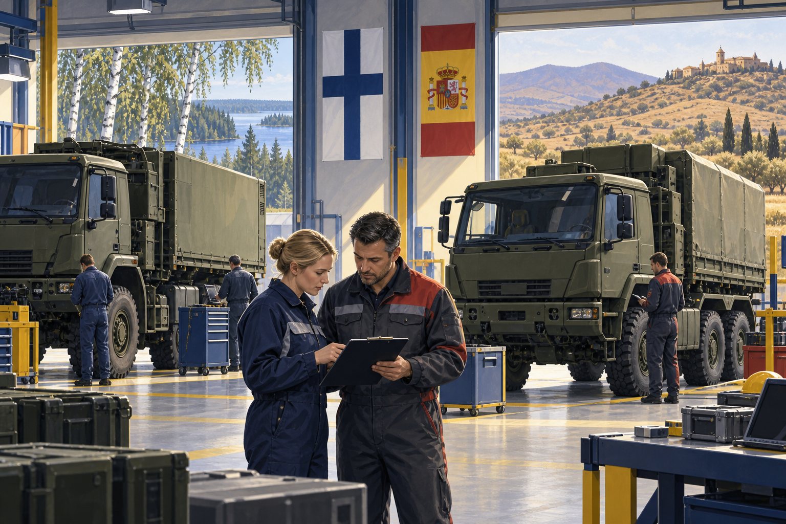 Finlandia compra morteros TREMOS: qué tiene en común con España
