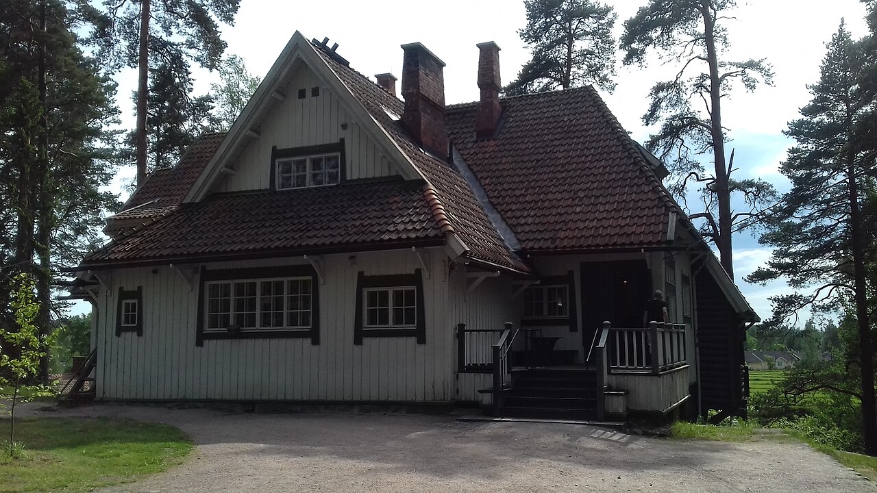La casa de Aino y Jean Sibelius, Ainola, en Järvenpää, fotografiada en 2017